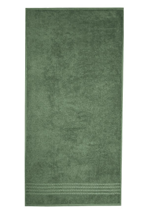 Shower towel Milano 70x140 dark green - SCHIESSER Home