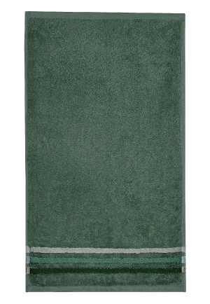 Skyline Color 30x50 dark green guest towel - SCHIESSER Home