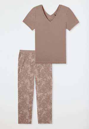 Pyjama 7/8 long clay - selected ! premium inspiration